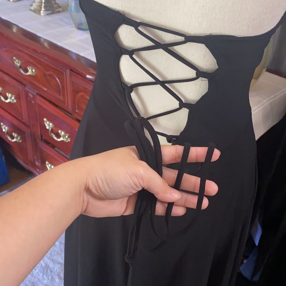 ❤️💕SEXY VENUS BLACK cut up DRESS❤️💕small - Picture 10 of 11